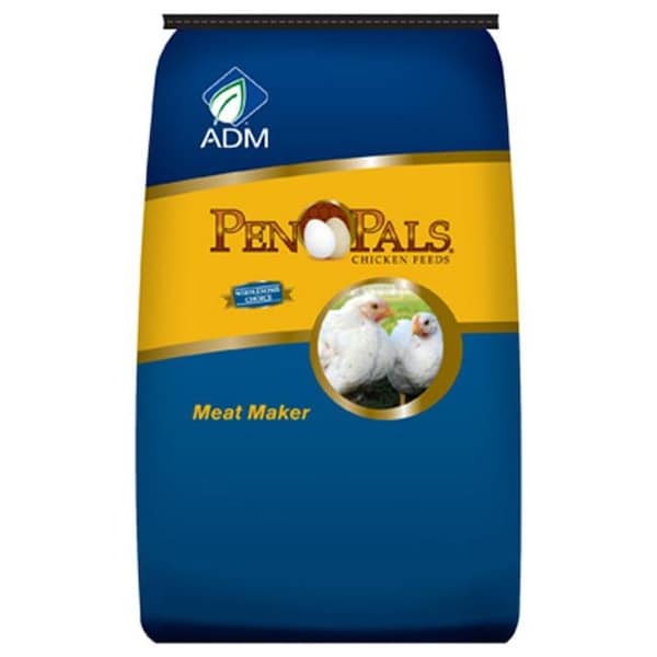 Adm Alliance Nutrition ADM Alliance Nutrition 70012AAA44 50 lbs. Chicken Meat Maker Non-Medicated Feed Crumbles 197982 - main